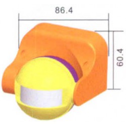 Αισθητήρας Κίνησης 180° 1200W/230VAC ΛΕΥΚΟΣ ST09 SLX TOP ELECTRONIC