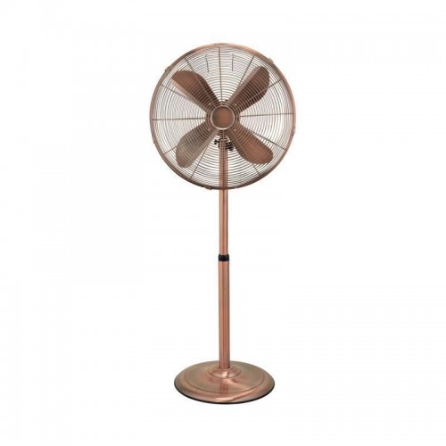 Ανεμιστήρας Δαπέδου Φ40 50W 3 Επίπεδα Ταχύτητας Σε Χάλκινο Χρώμα Eurolamp