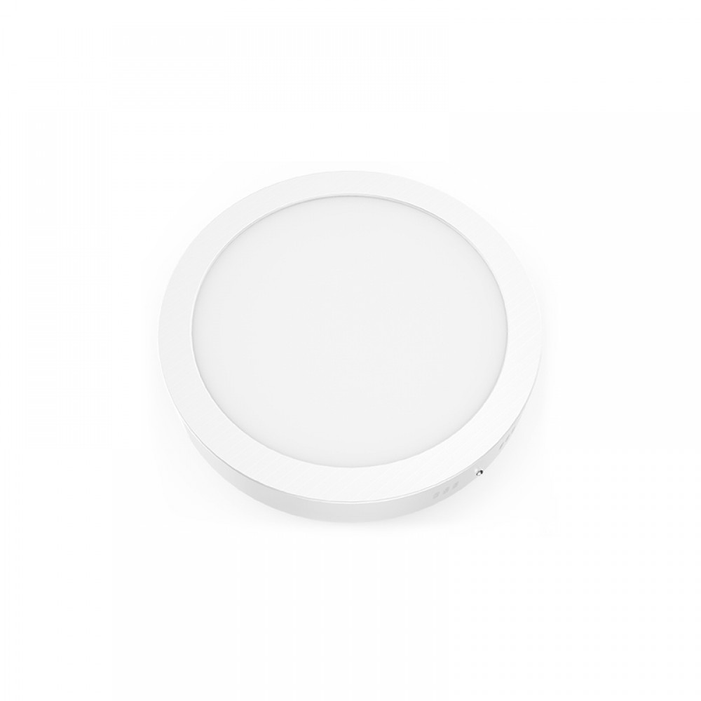 Φωτιστικό Οροφής Slim Panel Λευκό Στρογγυλό LED SMD ARCA 18W 120° Aca