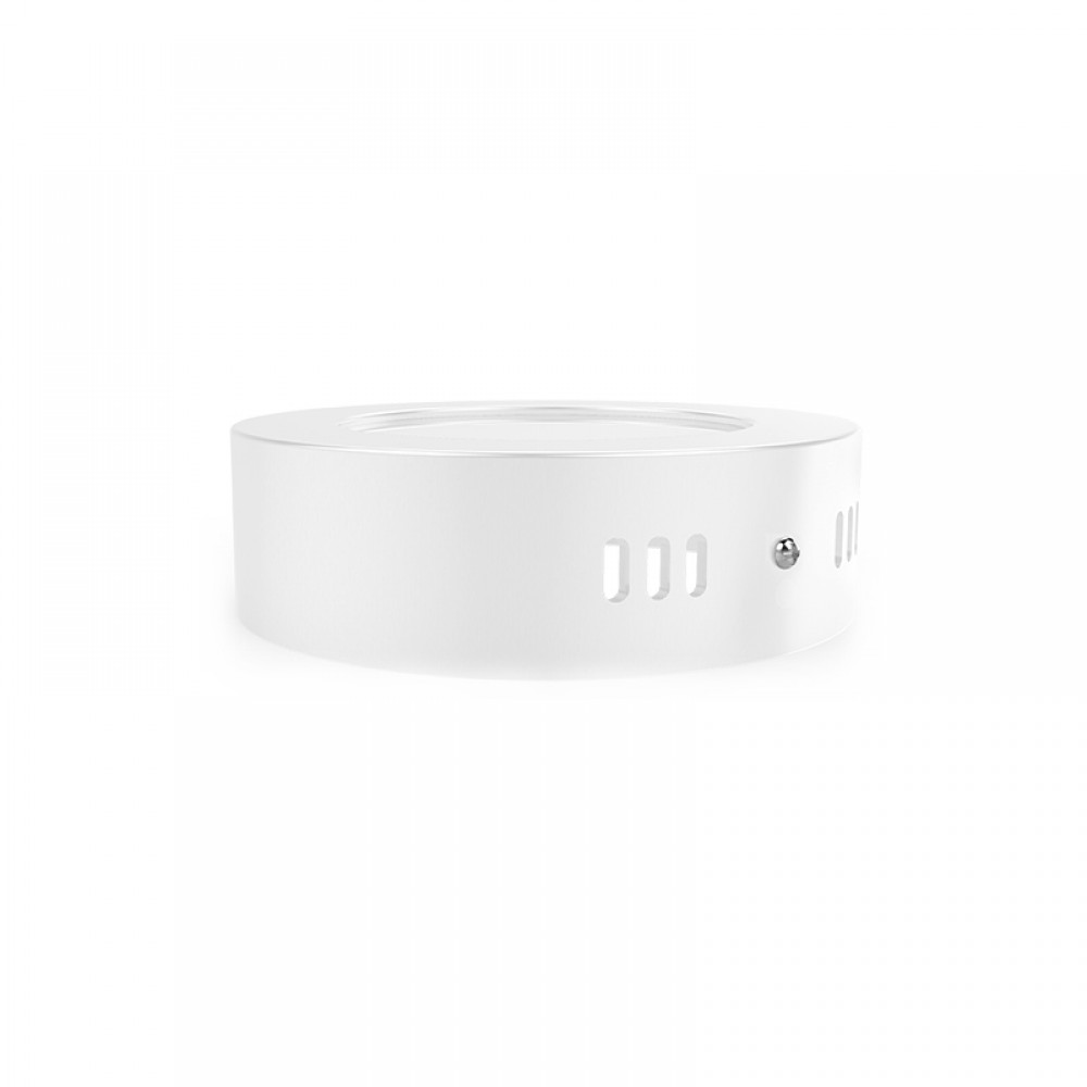 Φωτιστικό Οροφής Slim Panel Λευκό Στρογγυλό LED SMD ARCA 6W 120° Aca