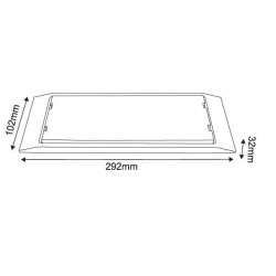 LED Φωτιστικό Ασφαλείας Με Διαφορετικούς Τρόπους Εφαρμογής 4W 4000K 300Lm 3h MAZOR ACA 