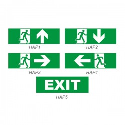 Αυτοκόλλητα Για Φωτιστικά Ασφαλείας HAPES Aca