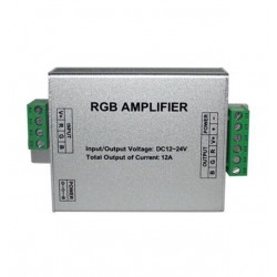 Ενισχυτής Σήματος AMF 12V DC-24V DC Για RGB Ταινίες LED ACA