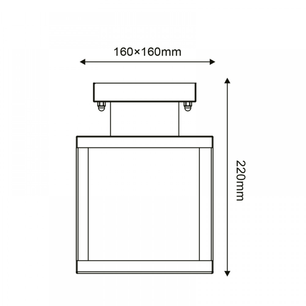 Πλαφονιέρα Εξωτερικού Χώρου Σε Λευκό Χρώμα 22cm 1x E27 IP44 CELIA Aca