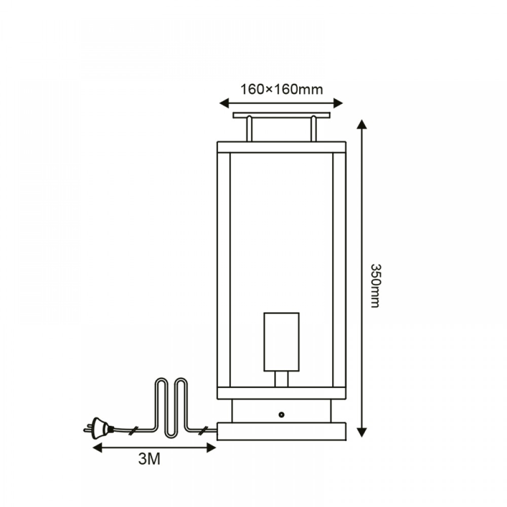 Φωτιστικό Δαπέδου Εξωτερικού Χώρου Με Πρίζα Σε Μαύρο Χρώμα 35cm 1x E27 IP44 CELIA Aca