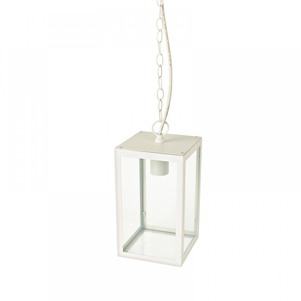 Κρεμαστό Φωτιστικό Εξωτερικού Χώρου Σε Λευκό Χρώμα 130cm 1x E27 IP44 CELIA Aca