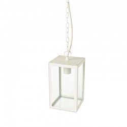 Κρεμαστό Φωτιστικό Εξωτερικού Χώρου Σε Λευκό Χρώμα 130cm 1x E27 IP44 CELIA Aca