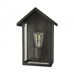 Επιτοίχιο Φωτιστικό Εξωτερικού Χώρου Σε Μαύρο 32.5cm 1x E27 IP44 CELIA Aca