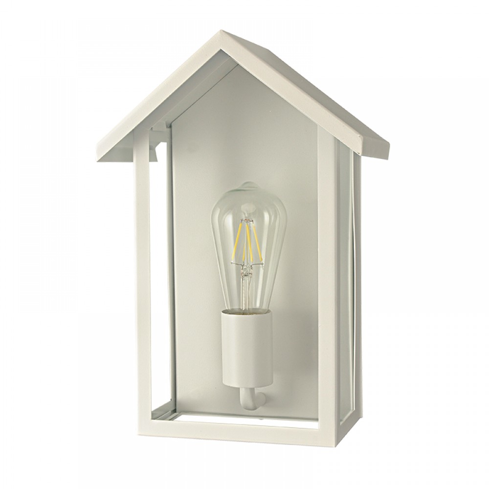 Επιτοίχιο Φωτιστικό Εξωτερικού Χώρου Σε Λευκό 32.5cm 1x E27 IP44 CELIA Aca