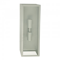 Επιτοίχιο Φωτιστικό Εξωτερικού Χώρου Σε Γκρί Up - Down 45cm 2x E27 IP44 CELIA Aca