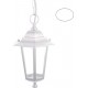 Φανάρι Κρεμαστό Αλουμινίου Σε Λευκό Χρώμα IP44 1x E27 ACA