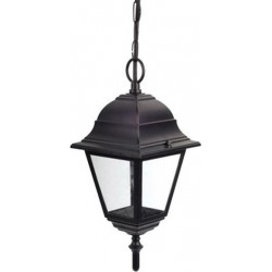 Φανάρι Κρεμαστό Αλουμινίου Σε Διάφορα Χρώματα Τετράγωνο IP45 1x E27 ACA