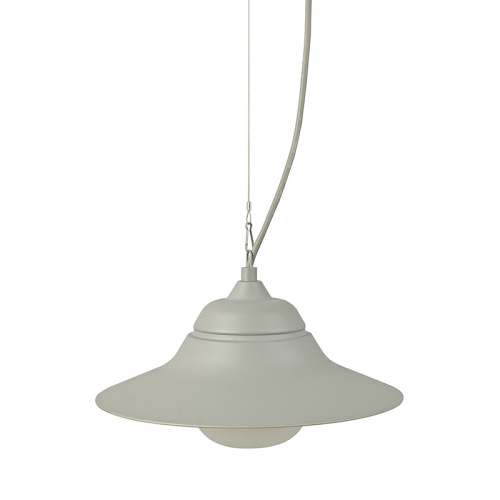 Κρεμαστό Φωτιστικό Εξωτερικού Χώρου Μονόφωτο Σε Γκρι Χρώμα 125cm 1x E27 IP44 JULIE Aca