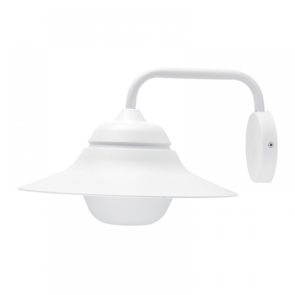 Απλίκα Εξωτερικού Χώρου Μονόφωτο Σε Λευκό 1x E27 IP44 JULIE Aca