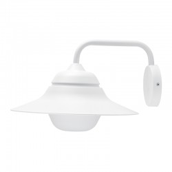 Απλίκα Εξωτερικού Χώρου Μονόφωτο Σε Λευκό 1x E27 IP44 JULIE Aca