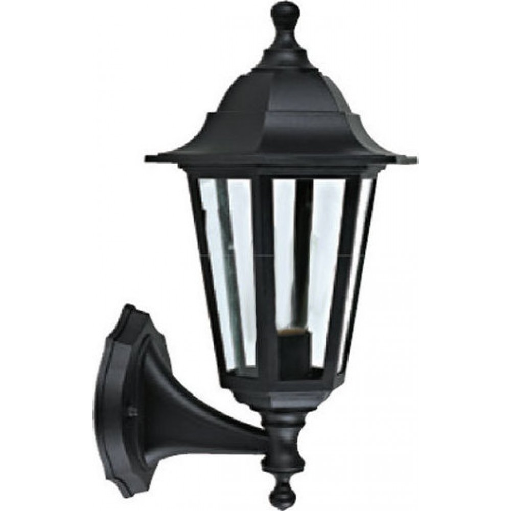 Φανάρι Επιτοίχιο Πλαστικό Σε Διάφορα Χρώματα Εξάγωνο IP44 1x E27 ACA