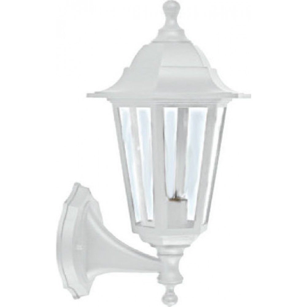 Φανάρι Επιτοίχιο Πλαστικό Σε Διάφορα Χρώματα Εξάγωνο IP44 1x E27 ACA