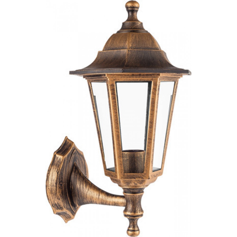 Φανάρι Επιτοίχιο Πλαστικό Σε Διάφορα Χρώματα Εξάγωνο IP44 1x E27 ACA