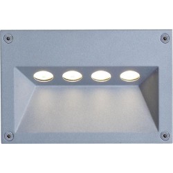 LED High Power Απλίκα Τοίχου Χωνευτή 4W 327lm 29° IP65 TALT Aca