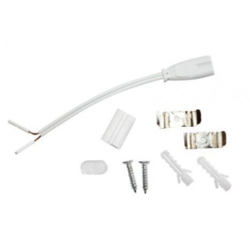 LED Γραμμικό Φωτιστικό Λευκό T5 30cm 5W IP44 180° PHILO Aca