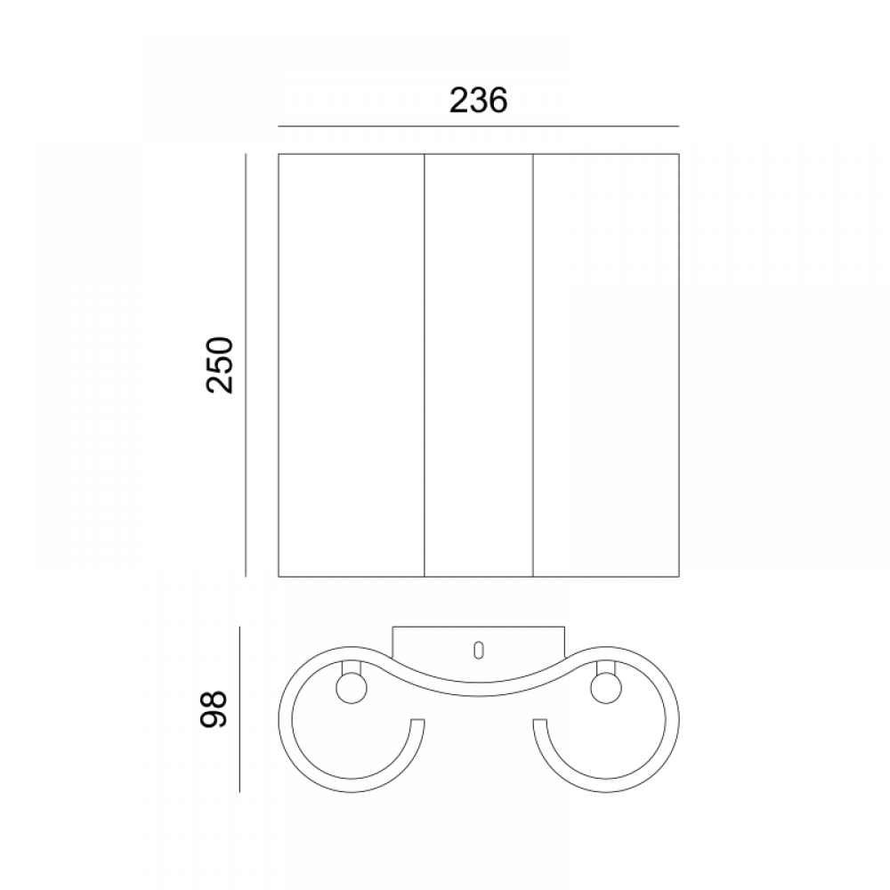Απλίκα Γύψινη Σε Σχήμα Παπύρου 4x G9 max 40W BOEK Aca