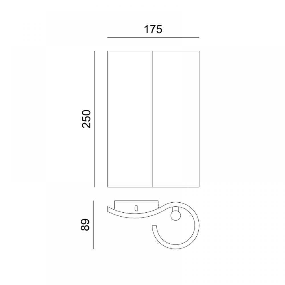 Απλίκα Γύψινη Σε Σχήμα Παπύρου 2x G9 max 40W BOEK Aca