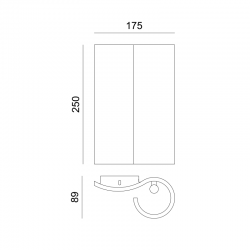 Απλίκα Γύψινη Σε Σχήμα Παπύρου 2x G9 max 40W BOEK Aca