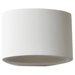 Απλίκα Γύψινη Κυλινδρική 1x G9 max 40W JAJE Aca