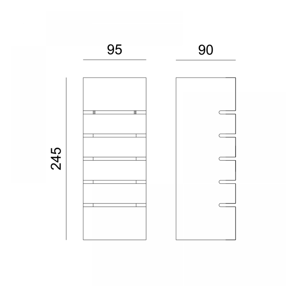 Γύψινη Απλίκα Διάχυτη 1x E14 max 40W PINTO Aca
