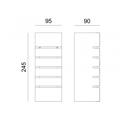 Γύψινη Απλίκα Διάχυτη 1x E14 max 40W PINTO Aca