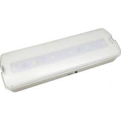 LED Φωτιστικό Ασφαλείας Επιτοίχιο 4W 6000K 200Lm 3h HAPES ACA 