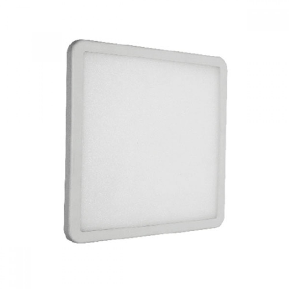 Φωτιστικό Οροφής Slim Panel Λευκό Τετράγωνο Χωνευτό LED SMD 9W 120° FLEXI Aca