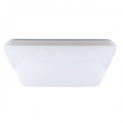 LED Πλαφονιέρα Λευκή Χωρίς Εφέ Αστεριών Τετράγωνη 60W 4300lm 120° IPATIA Aca