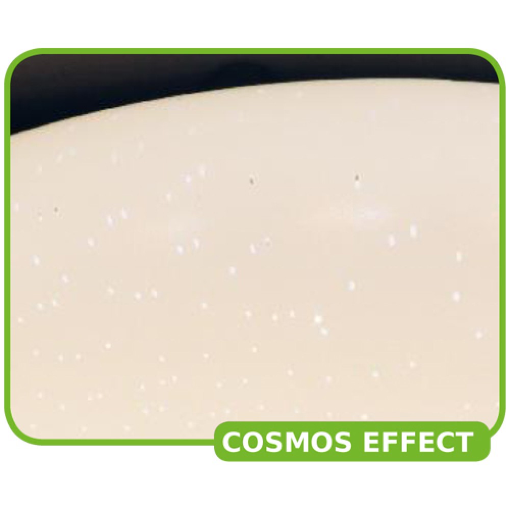 LED Πλαφονιέρα Λευκή Χωρίς Εφέ Αστεριών 60W 4300lm 120° STONE Aca