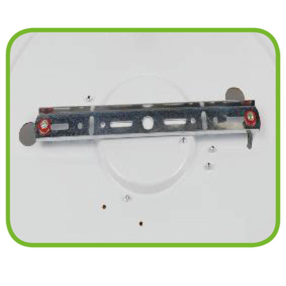 LED Πλαφονιέρα Λευκή Χωρίς Εφέ Αστεριών 60W 4300lm 120° STONE Aca