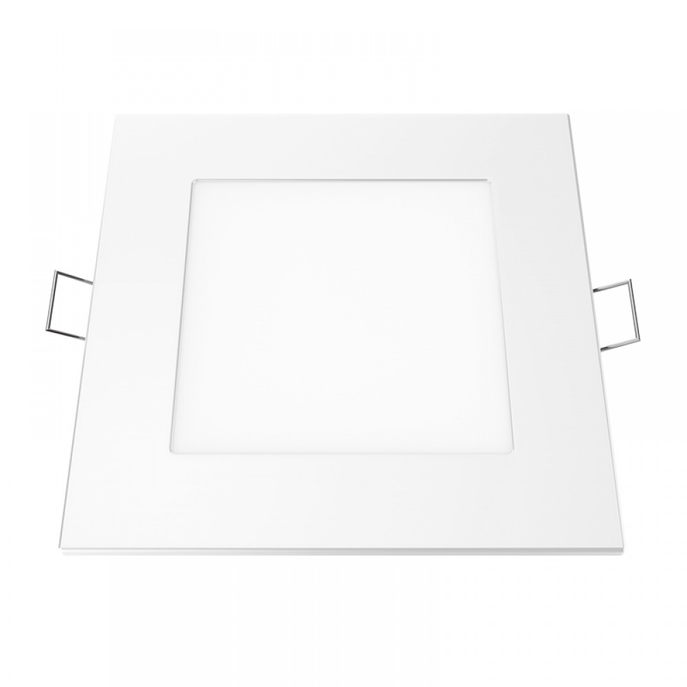 Χωνευτό Slim Panel Λευκό Τετράγωνο LED SMD 12W 120° PLATO Aca