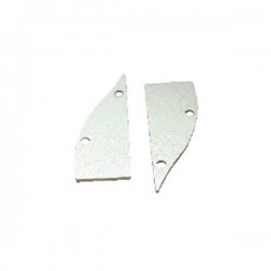 Σετ Μεταλλικές Τάπες 2 τεμ. Χωρίς Τρύπα Για Το Προφίλ Αλουμινίου HID P62 ACA