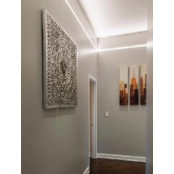 2 Μέτρα Προφίλ Αλουμινίου Με Οπάλ Κάλυμμα MICRO P151U ACA