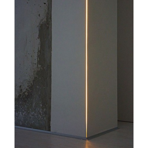 2 Μέτρα Προφίλ Αλουμινίου Με Οπάλ Κάλυμμα Χωνευτό LATE INNER P69 ACA