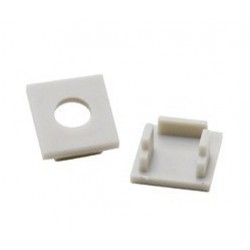 Σετ Πλαστικές Τάπες 2 τεμ. με & Χωρίς Τρύπα Για Το Προφίλ Αλουμινίου LATE OUTER P70 + P69 ACA