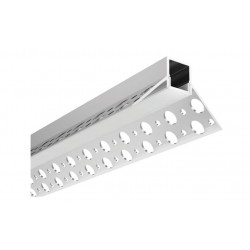 2 Μέτρα Προφίλ Αλουμινίου Με Οπάλ Κάλυμμα Χωνευτό LATE INNER P69 ACA