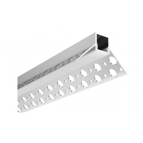 2 Μέτρα Προφίλ Αλουμινίου Με Οπάλ Κάλυμμα Χωνευτό LATE INNER P69 ACA