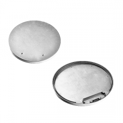 Σετ Μεταλλικές Τάπες 2τεμ. Χωρίς Τρύπα Για Το Προφίλ Αλουμινίου VELOR P120 ACA