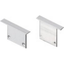 Σετ Πλαστικές Τάπες 2 τεμ. Χωρίς Τρύπα Για Το Προφίλ Αλουμινίου VYLO P211 ACA