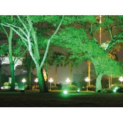 LED SMD Προβολέας Αλουμινίου Με Πράσινο Διακοσμητικό Φωτισμό 10W 230V AC ACA