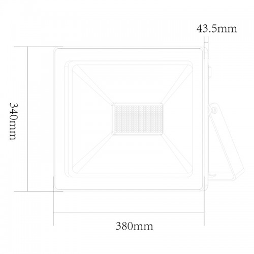 Αδιάβροχος LED SMD Προβολέας Αλουμινίου Σε Ψυχρό Λευκό 200W IP66 230V 110° ACA