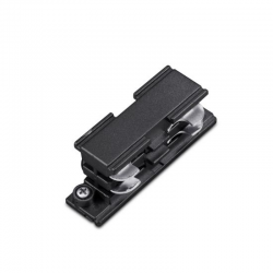 Σύνδεσμος Ένωση ευθείας Για Τριφασική Ράγα Οροφής 4 Καλωδίων Σε Μαύρο ACA