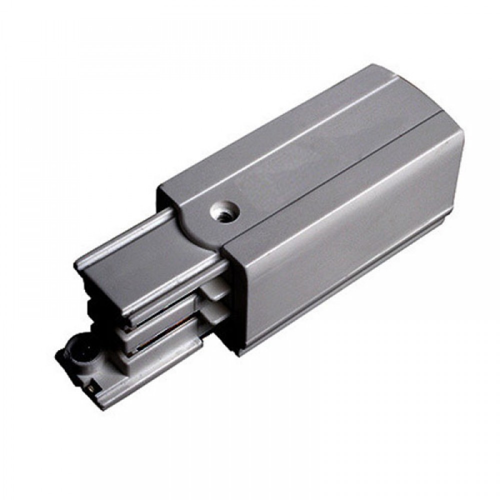 Τροφοδοτικό Για Τριφασική Ράγα Οροφής 4 Καλωδίων Σε Γκρι ACA