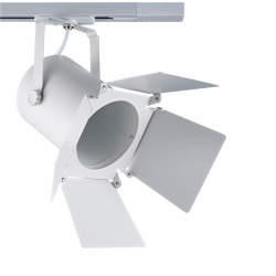 Φωτιστικό Σποτ Ράγας Μονοφασικό 2 Καλωδίων Σε Λευκό Χρώμα 1x E27 PAR30 max 75W ACA