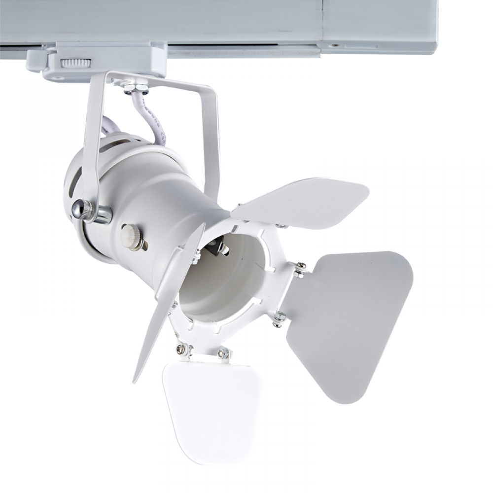 Φωτιστικό Σποτ Ράγας Τριφασικό 4 Καλωδίων Σε Λευκό Χρώμα 1x GU10 max 50W IP44 ACA